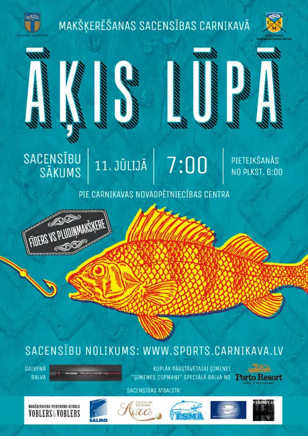 ĀĶIS LŪPĀ 2015 День Рыбака